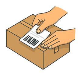 Siuntimo lipduko spausdinimas